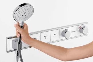Handbrause mit Steuerelement von Hansgrohe