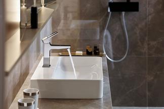 Hansgrohe Metropol Waschbecken seitlich Ideal