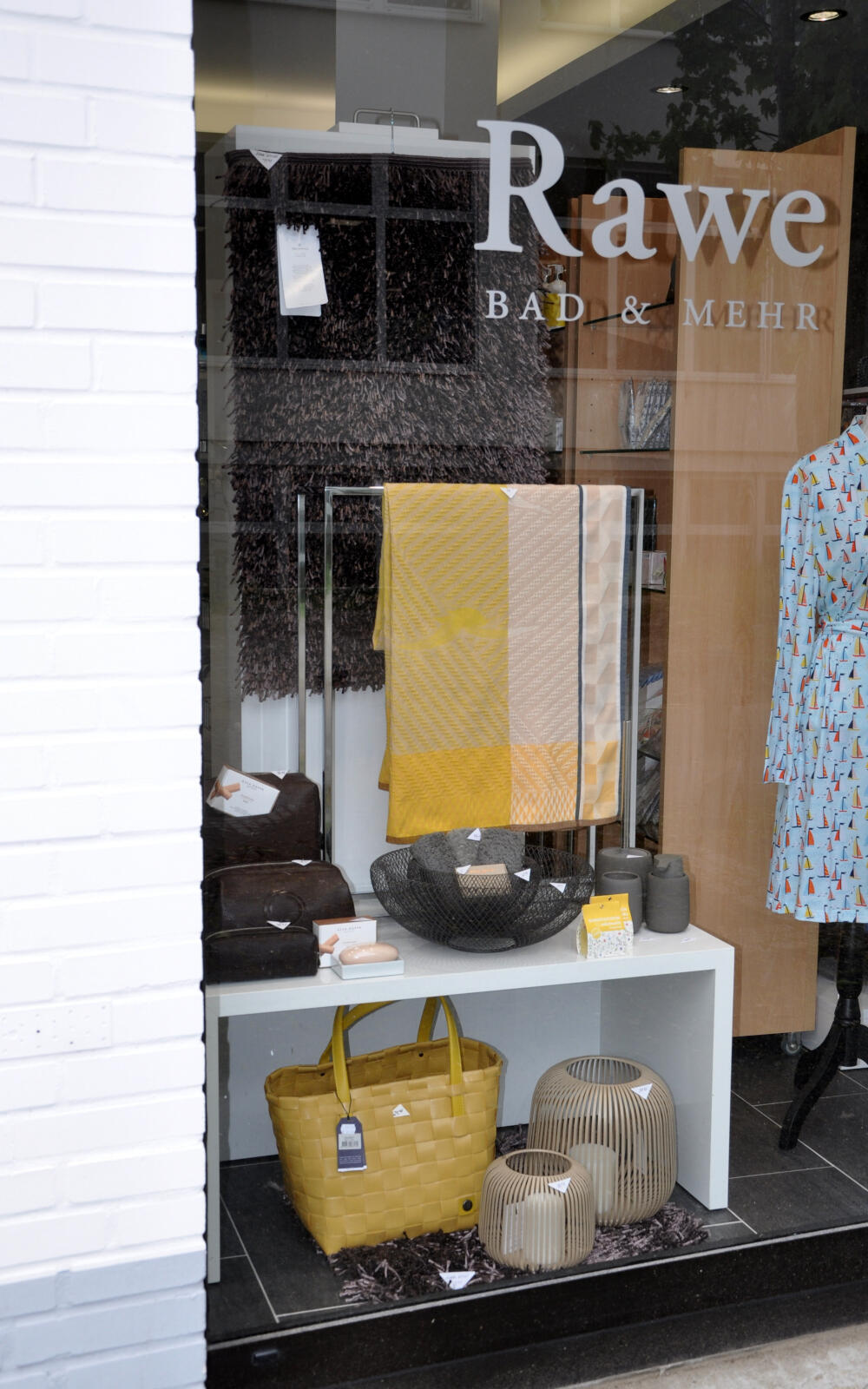 Accessoires in einem Schaufenster