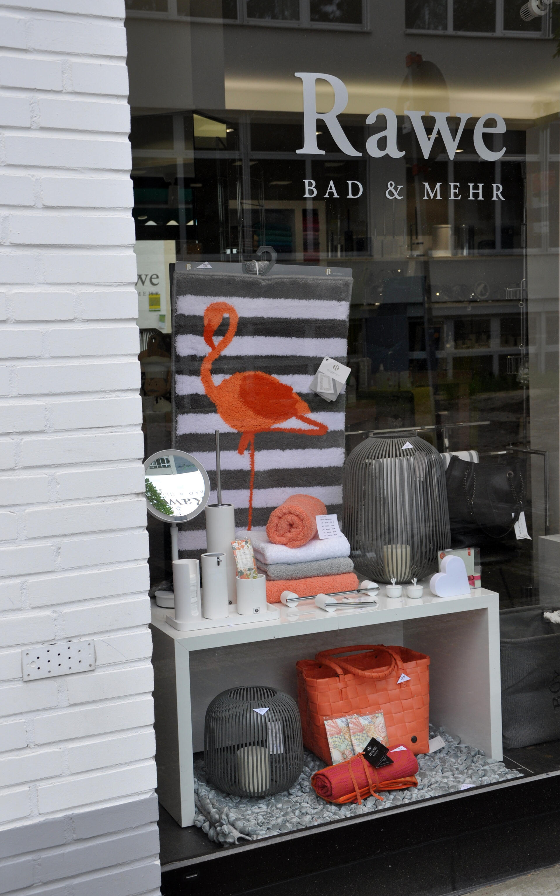 Accessoires in einem Schaufenster