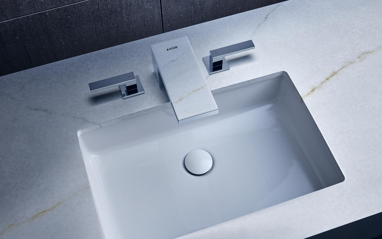 Axor MyEdition Waschtischarmatur Marmor weiß Ideal