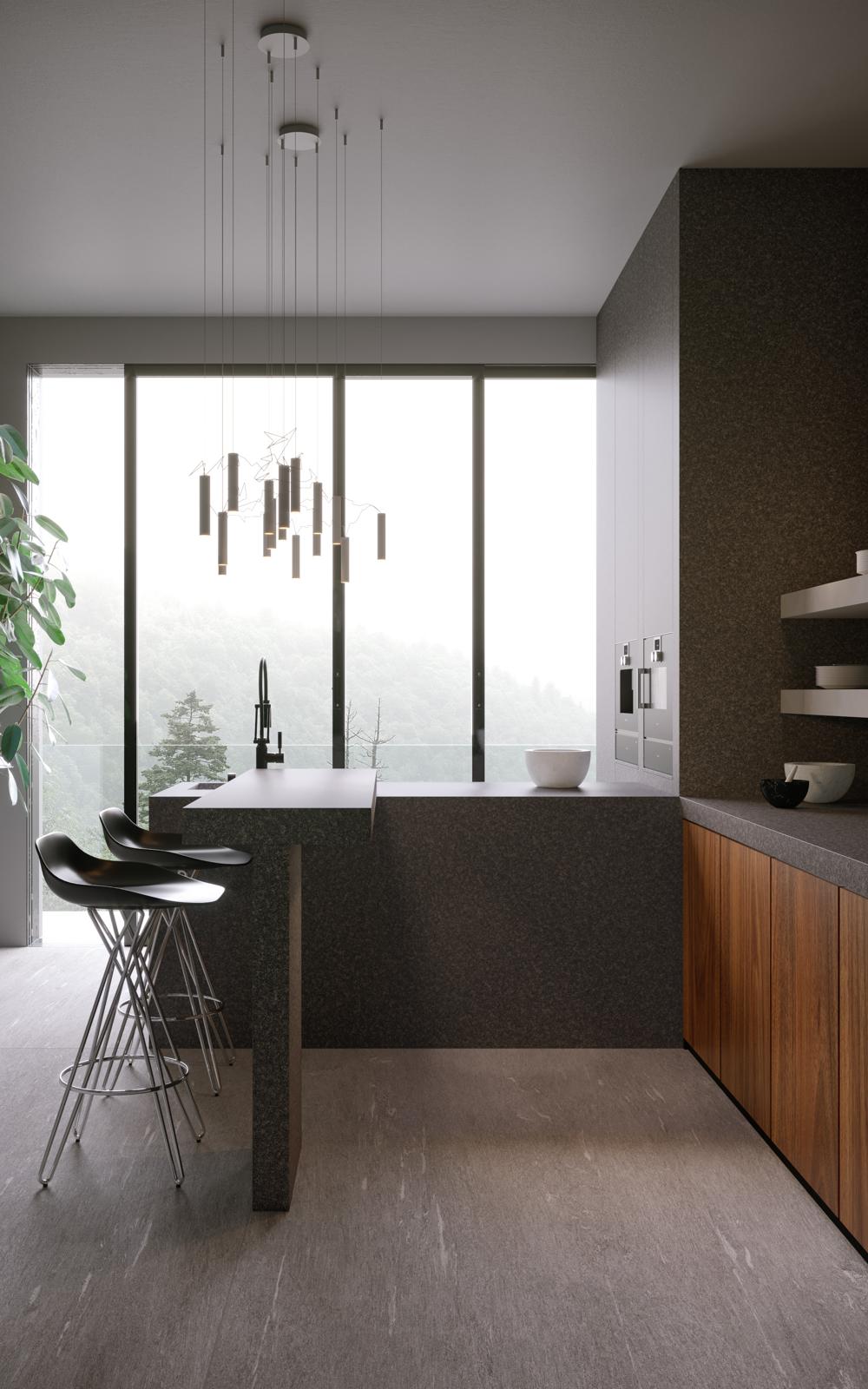 Küche mit Marazzi XXL Fliesen